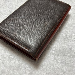 Helena MORPHO 名刺入れ名刺入れ ダークブラウン アンティーク仕上げの画像