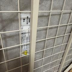 無印良品　MUJI 脚付マットレスコイル　ベッド　洗濯可能！　定価39800円中古品の画像