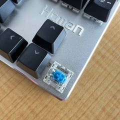 ゲーミングキーボード 青軸 Hcmanの画像