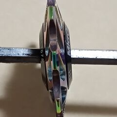 マイクロヒーロー　セラミックベアリング ほぼ新品　アルミ　プーリー　11T レインボーカラーの画像
