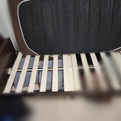 セミシングルベッド　マットレス付きの画像