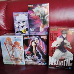 呪術廻戦、HUNTERXHUNTER、ワンピース　フィギュア