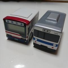 ミニカーセット 福島交通バスと飯坂電車