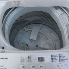 パナソニック　５K全自動洗濯機　中古の画像