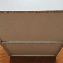 カラーボックス 2段 白 (中古)の画像