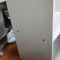 カラーボックス 2段 白 (中古)の画像