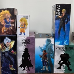 一番くじ　フィギュア　まとめ売り　ドラゴンボール　ヒロアカ　ワンピースの画像