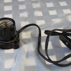 🟣 合計３種類　❶パナソニック 引掛レセップキャップ 天井電球簡易ソケット❷床面コード付きソケット❸口金はいけるが球がでかい電球１個の画像