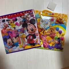 ミッキー＆ミニー、プーさんPPバッグ2枚セット