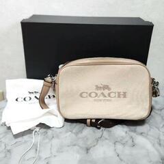 COACH ベージュ ショルダーバッグ No L2011-6519