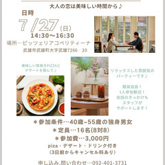 【マッチング率50％以上】＼大人の恋活パーティー／