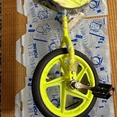 保管品　未使用◆一輪車　18インチ　イエロー◆子供　キッズ