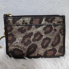 ✨限定破格✨コーチ COACH パスケース コインケース ヒョウ柄