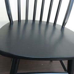 ❼-2　未使用/新品　在庫２脚　ダイニングチェア 天然木 北欧　 ウィンザーチェア ファンバック ダイニング リビングチェア 木製 チェア 椅子 食卓 英国の画像