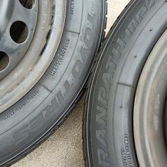 夏 トヨタ純正【富山】日本製 2023年 カローラ アクア ヴィッツ ポルテ スペイド フィールダー アクシオ 夏 185/60R15 トーヨー 中古4本 車輌売却時のノーマル戻し・転がし用にお使いください。の画像