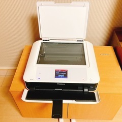 Canon PIXUS MG7530プリンターホワイト　キャノンインクジェットの画像