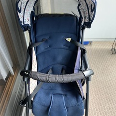 レインカバー付き！ApricaのベビーカーB型の画像