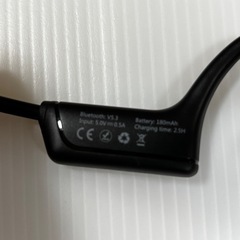 【新品・未使用】骨伝導イヤホン bluetooth イヤホンマイク付き Type-C急速充電 の画像