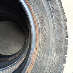 145/70R12 タイヤあげますの画像