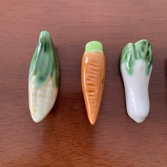 箸置き　野菜　5個の画像