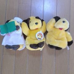 ぬいぐるみ　さんまのまんま人形　3個セット　２個未使用タグ付き　...