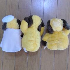 ぬいぐるみ　さんまのまんま人形　3個セット　２個未使用タグ付き　1個使用でも美品の画像
