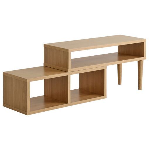 テレビ台 おしゃれ コンパクト 小さめ 伸縮式  コーナー テレビボード ローボード リビング収納 ナチュラル かわいい ワンルーム 一人暮らし