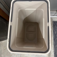 【未使用品】大型ゴミ箱 Work&Work 角型 45L グレー(ポリ袋止め付き 日本製)の画像