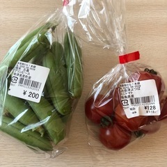 お野菜少し