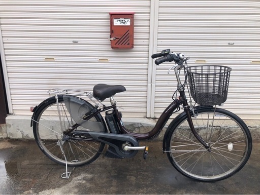 674  ヤマハ新機種電動アシスト自転車pasnatura26インチブラウンアルミボディー