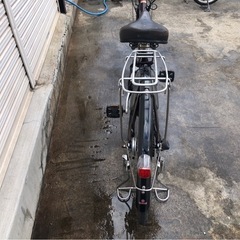 674  ヤマハ新機種電動アシスト自転車pasnatura26インチブラウンアルミボディーの画像