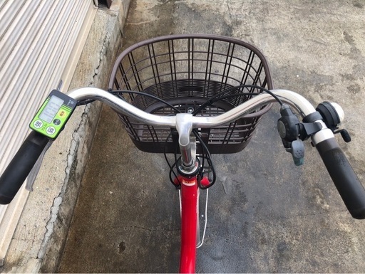 675  ヤマハ最新機種電動アシスト自転車pas sion20インチレッドアルミボディー