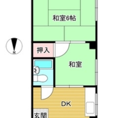 ★ 仲介手数料ゼロ物件 ★ ２人入居可能・敷金礼金ゼロ ★…