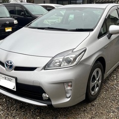 トヨタ プリウス ハイブリッド シルバー　平成26年　車検…