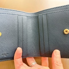 TORY BURCH ブルーカラー　折りたたみ財布の画像