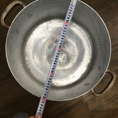 両手鍋　直径40cm スチール