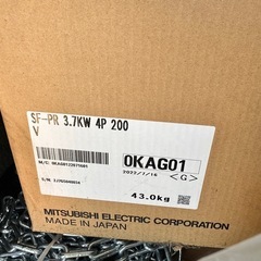 SF-PR 3.7kW 200V 4P 三菱電機 モーター 三相誘導電動機の画像