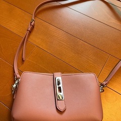 ピンクショルダーバック