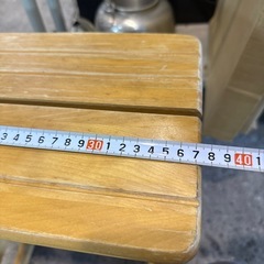 木製　踏み台の画像