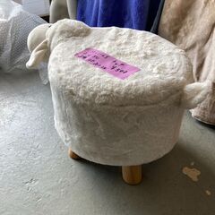 🌟文章お読みください🌟A-1165　羊のチェア　オットマンの画像