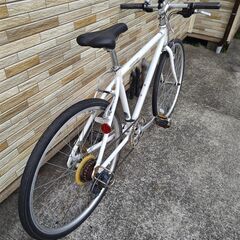 中古自転車 7段変速 445MM クロスバイク軽整備済み 防犯登録対応 町田市 相模原市 MM753の画像