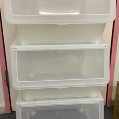 イケア 収納ボックス3段セット 45×42×31cm IKEA ...