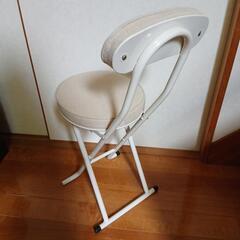 山善　フォールディングチェアの画像