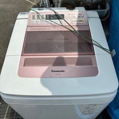 Panasonic 8.0kg 洗濯機 2015年製 ピンク 中古 NA-FA80H2