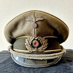 ドイツ国防軍制帽　レプリカ　将校　陸軍？海軍？空軍？第二次世界大...