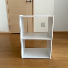 カラーボックス　白