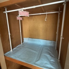押し入れ用ツッパリ棒ラック
