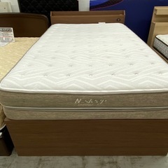 【愛品館 江戸川店 】 引き出し付き Nスリープセミダブルベッド NITORI（ニトリ）の画像