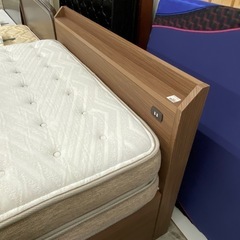 【愛品館 江戸川店 】 引き出し付き Nスリープセミダブルベッド NITORI（ニトリ）の画像