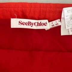 Chloe クロエ　高級ブランド　ミニスカート  